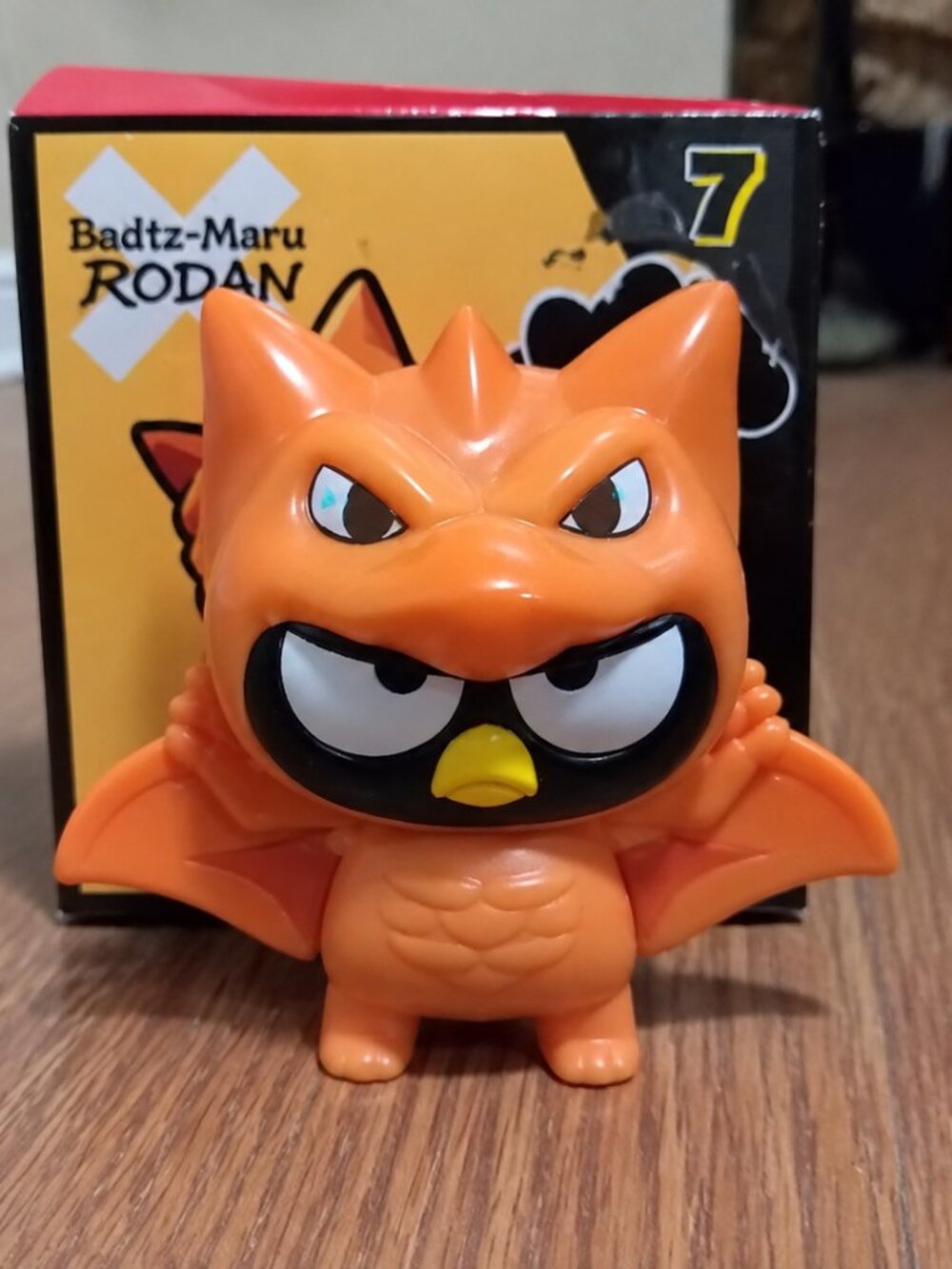 McDonald’s Hello Kitty x Godzilla Badtz-Maru Rodan #7 Figure w/ Box